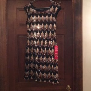 Sequin  Round Neck Dress